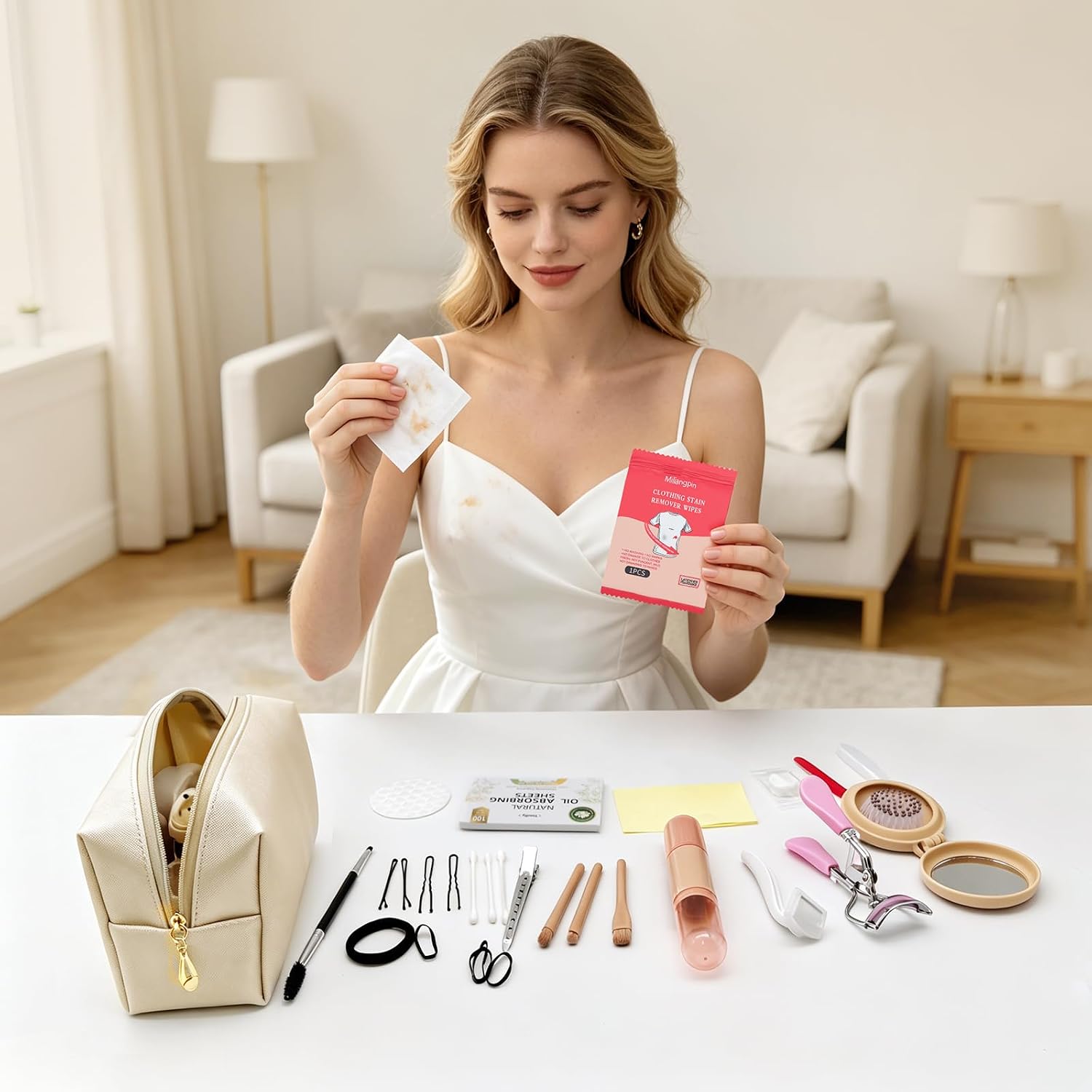 Bridal Emergency Kit - 50+ Essentials in a Zip Bag for the Wedding Day - view 2